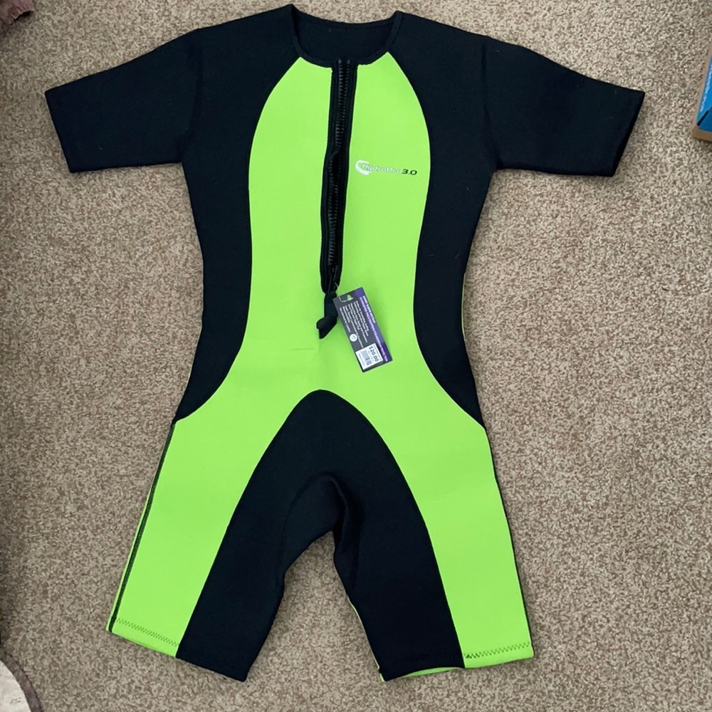 Men’s HydroPro Wet Suit shorty shorts front zipper